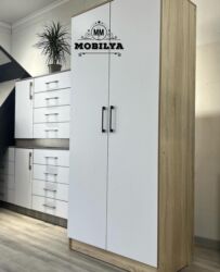 Dolablar: Yeni, Açılan, 2 qapılı Düz dolab, Qarderob, paltar dolabı, Azərbaycan — 8