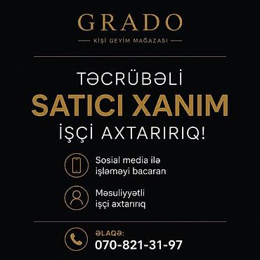 Satış: Satış məsləhətçisi tələb olunur, Yalnız qadınlar üçün — 1