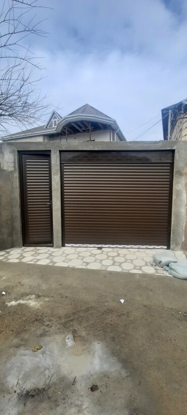 Həyət darvazaları: Yeni Taxta Həyət darvazası, Jalüz, Avtomatik, rəng - Göy, Kredit yoxdur, Ödənişli quraşdırma, Ödənişli çatdırılma — 8