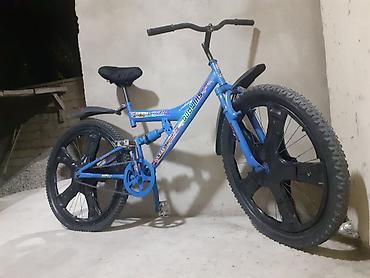 tuba: MTB Shimano uşaq/yeniyetmə velosipedi - Rəng: mavi gövdə, qara — 4