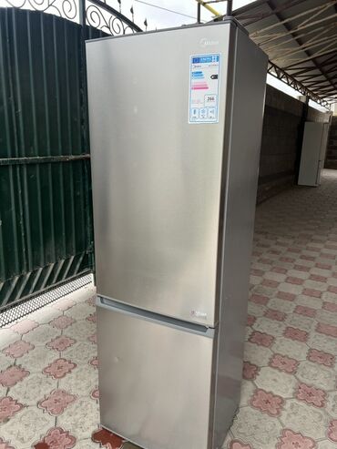 холдильники: Холодильник Midea, Б/у, Двухкамерный, 60 * 190 * 40