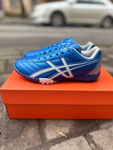 кроссовк: Мужские кроссовки, 43, Asics, Новый, цвет - Синий, Бесплатная доставка, Платная доставка