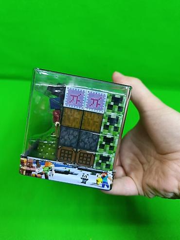 майнкрафт: Майнкрафт блоки магнитные для развития детей🟢🟡 Комплектация товара — 3