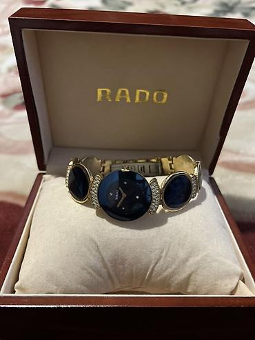 Aksesuarlar: RADO qadın qol saatı – orijinal qutusu ilə - Korpus və qolbaq: qızılı — 4