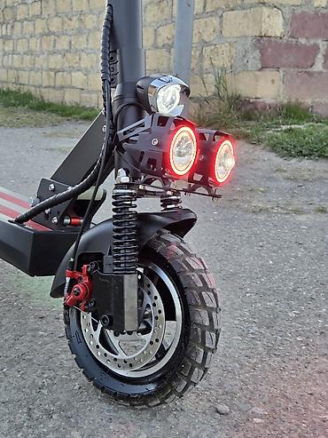 velosibet type 1: Elektrik skuter – oturacaqlı, güclü işıqlanmalı, iri təkərli model - — 10