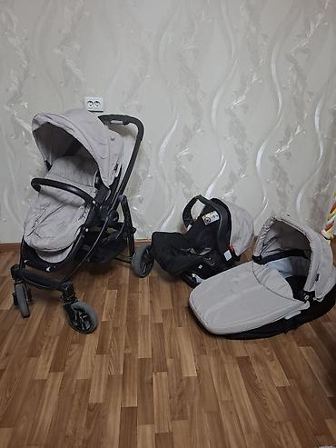Коляски: Коляска американская Graco 3в 1 люлька 0+ с зимним чехлом прогулка 6+ — 3