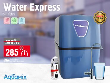 İçkilər üçün digər texnika: 💧 WATER EXPRESS - Su Filtri – Ailən üçün saf seçim 💧 🔹 5 mərhələli