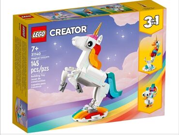пижама единорог: Lego Creator 31140 Единорог 🦄, рекомендованный возраст 7+,145