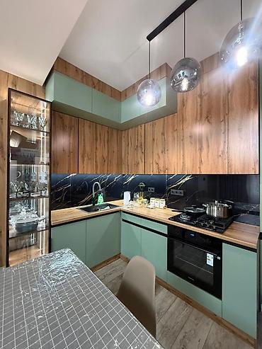 квартира село восток: 3 комнаты, 74 м², Асанбай мкр Элитка, 4 этаж, Евроремонт — 2