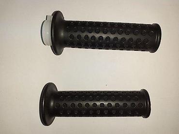 motor: Gumene ručke za motocikl/scooter – set (levo + desno) - Materijal — 1