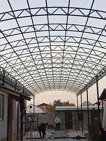 Металлические фермы: Арочные стальные фермы прямые полу арки - Назначение: несущие — 9