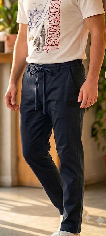 combat şalvar: Yarım klassik Şalvar, Dolce & Gabbana, L, rəng - Göy — 1
