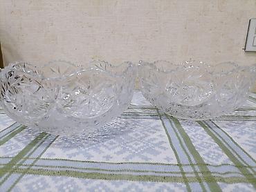 Süfrə aksesuarları: 2 eded meyve qabi. Xrustal. Yaxsi vezyetdedirler — 3
