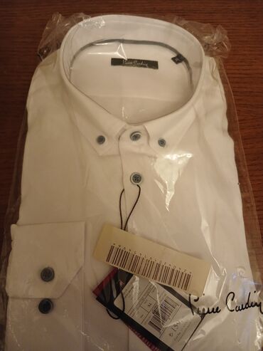 ağ köynək: Рубашка Pierre Cardin, XL (EU 42), цвет - Белый