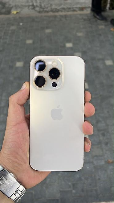 smart mini telefon: IPhone 16 Pro, Qızılı, Face ID — 3