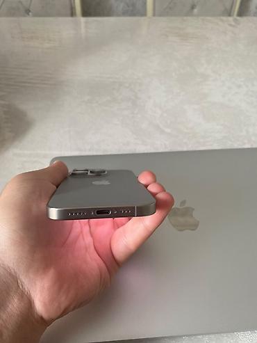 iphone 14 pro max 2 el: IPhone 15 Pro, Natural Titanium, Simsiz şarj — 4