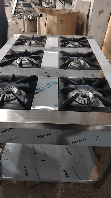 mini pec: Sənaye tipli paslanmayan poladdan qaz plitəsi və köməkçi avadanlıq - — 2