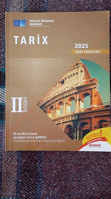 Testlər: Məhsul: “Tarix – 2025 Test Toplusu”, II hissə Nəşriyyat/kurator — 1