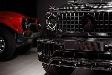 Bamperlər, buferlər: Mercedes-Benz G class W463 W464 modelləri üçün Karbon lif ön və — 8