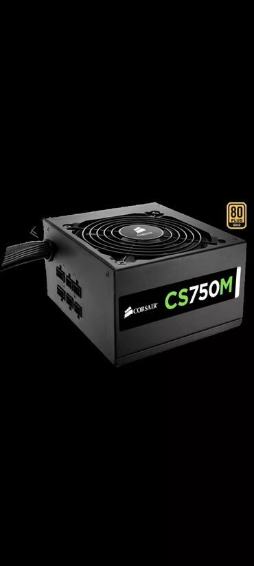 notebook soyuducu: Блок питания Corsair, 750 Вт, Новый