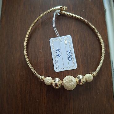 qizil uezuek type 1: Bilərzik, Sarı qızıl, 750 Əyar, 4 g, Ünvandan götürmə — 3