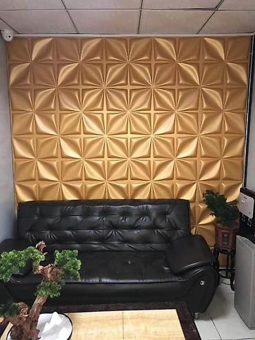 3d şəkillər: 3D dekorativ divar panelləri - Material: yüngül və davamlı 3D — 3