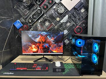 мышь игровая: Компьютер, ядер - 12, ОЗУ 16 ГБ, Для работы, учебы, Новый, AMD Ryzen 5, AMD Radeon RX 6700 XT, NVMe