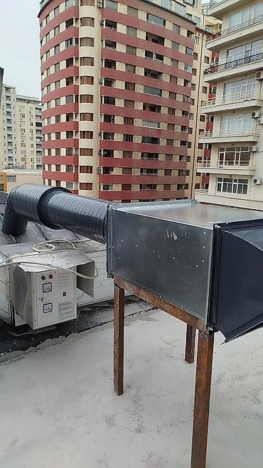 Sənaye tipli havalandırma və hava kanalı sistemi - Damüstü — 1