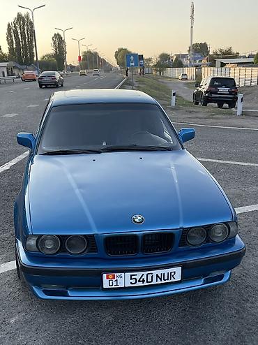 Унаа: BMW 5 series: 1991 г., 2.5 л, Кол менен иштөөчү, Бензин, Седан — 9
