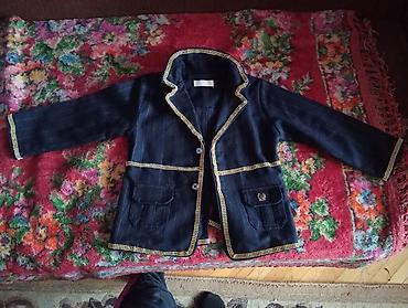 Üst geyimləri: Uşaq üçün şık gödəkcə/jaket - Rəng: tünd göy (pinstripe – incə şaquli — 1