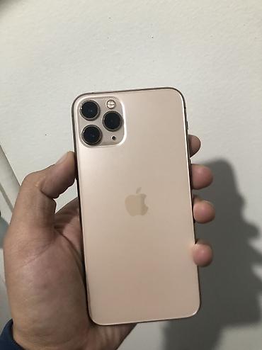 apple iphone 11: IPhone 11 Pro, Б/у, 256 ГБ, Золотой, Защитное стекло, Чехол, 82 % — 3