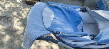 Коляски: Коляска, цвет - Голубой, Б/у — 7