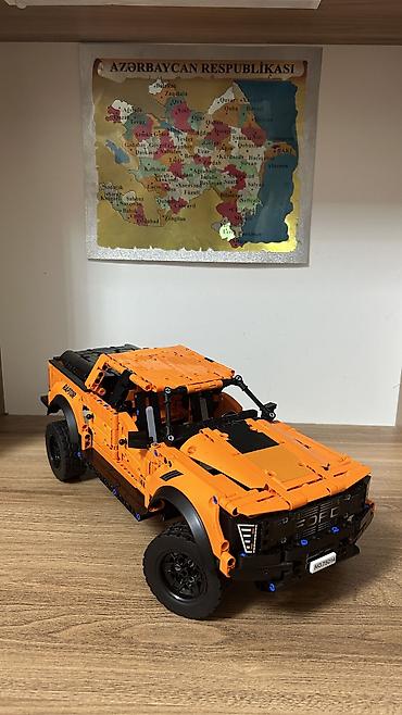 oyuncaq maşın şəkilləri: 🔥 Ford F-150 Raptor | 1450 Detal | Premium Konstruktor | Tam Yığılmış — 2