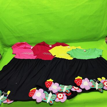 одежда для гимнастики: Детское платье, цвет - Розовый, Новый