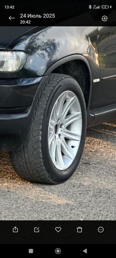 обмен на авто с доплатой: Дөңгөлөктөр монтажда 255 / 55 / R 19, Кыш, Колдонулган, Комплект, тешиктери - 4