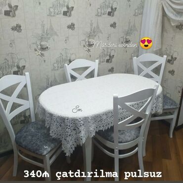 Sifarişlə masa və oturacaq dəstləri: ✔️Sifarişlə✔️ ✔️Kuxna üçün stol stul dəsti✨✨. 2 stul masa künc divan — 9