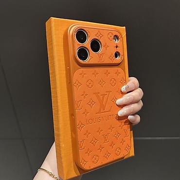 philips xenium: Премиальные чехлы для iPhone с рельефным монограммным узором LV. - — 4