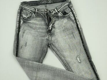 bluzki jeansowa z falbanką: Jeans, Amisu, S (EU 36), condition - Very good