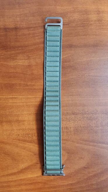Digər qadın geyimləri: Orijinal Apple Watch Ultra kəmərləri. Green Alpine Loop 49mm. Blue — 6