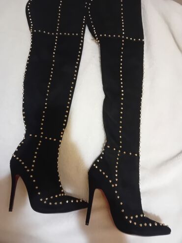 cizme sa debelim djonom: High boots, Aldo, 37