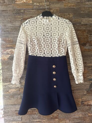 zara haljina na jedno rame: XS (EU 34), color - Multicolored, Long sleeves