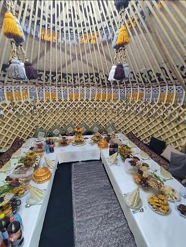 Аренда юрт: Аренда юрты, Каркас Металлический, 65 баш, Казан, Стол, Стулья — 8