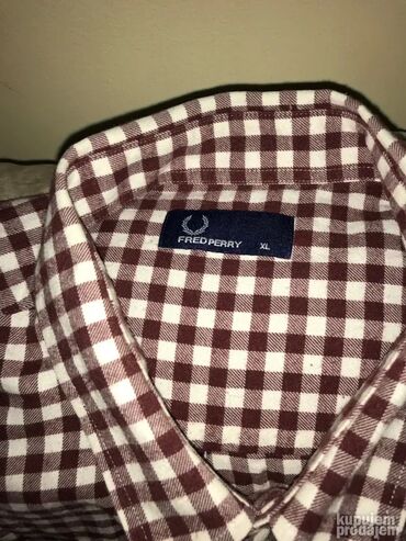 Košulje: Košulja Na duge rukave, XL, Fred Perry, bоја - Šareno, Pamuk — 1