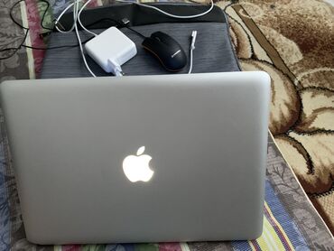 ноутбуки apple цена в бишкеке: Apple, 4 ГБ ОЗУ, 13.3 ", Б/у, память SSD