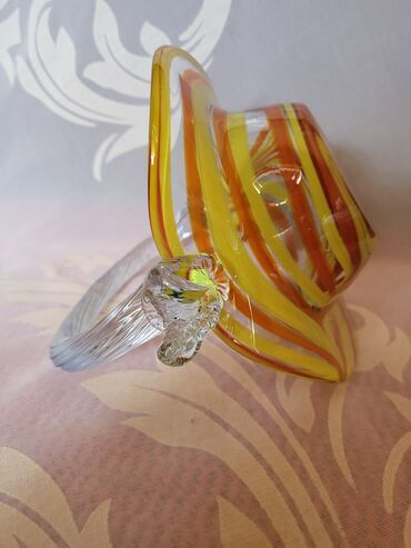 Činije: Murano nova korpa,rucni rad 70te. Murano korpa,duvano staklo,sve na — 13