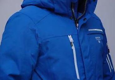 Odeća za skijanje: Muška zimska/ski jakna – plava - Toplotno izolovana podstava sa — 25