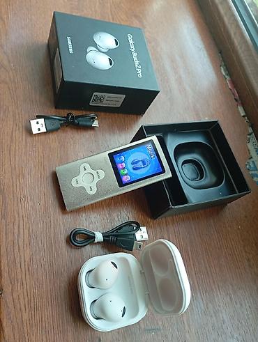 Səsgücləndiricilər, qulaqlıqlar və mikrofonlar: Məhsul: Samsung Galaxy Buds2 Pro (ağ rəng) Xüsusiyyətlər: - “Sound by — 11