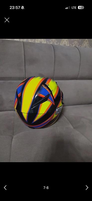 Спорт и отдых: Шлем интеграл AGV, дизайн Valentino Rossi (46) от Drudi Performance — 7