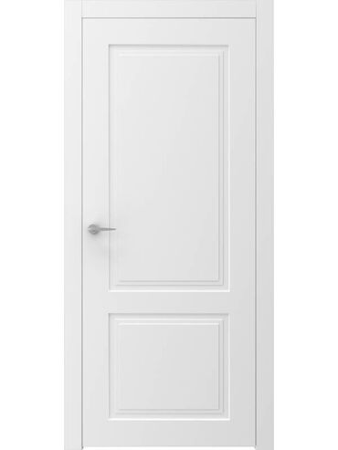 дверь дома: Жабык ички эшик, Panel, түсү - Ак