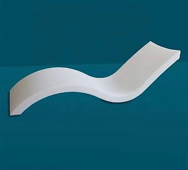 Bitkilər üçün dibçəklər: Dekorativ hündür çiçək qabı (ağ) - Material: yüngül və davamlı — 20